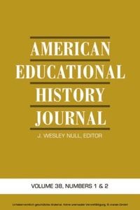 Enlarge image Cover: American Educational History Journal - Information Age Publishing