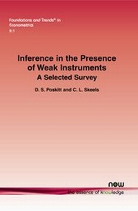 Enlarge image Cover: Inference in the Presence of Weak Instruments - now publishers Inc