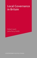 Cover: Local Governance in Britain - Red Globe Press