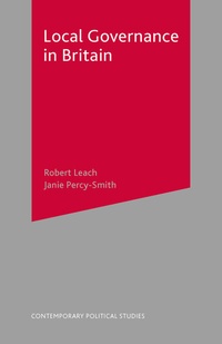 Enlarge image Cover: Local Governance in Britain - Red Globe Press