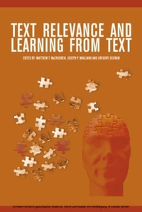 Enlarge image Cover: Text Relevance and Learning from Text - Information Age Publishing