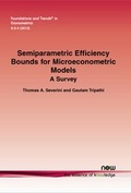 Cover: Semiparametric Efficiency Bounds for Microeconometric Models - now publishers Inc