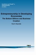 Cover: Entrepreneurship in Developing Economies - now publishers Inc