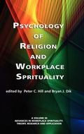 Cover: Psychology of Religion and Workplace Spirituality - Information Age Publishing