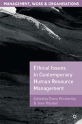 Cover: Ethical Issues in Contemporary Human Resource Management - Red Globe Press