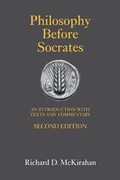 Cover: Philosophy Before Socrates - Hackett Publishing Co, Inc