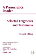 Cover: A Presocratics Reader - Hackett Publishing Co, Inc