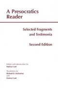 Cover: A Presocratics Reader - Hackett Publishing Co, Inc