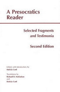 Enlarge image Cover: A Presocratics Reader - Hackett Publishing Co, Inc