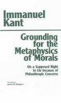 Cover: Grounding for the Metaphysics of Morals - Hackett Publishing Co, Inc