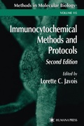 Cover: Immunocytochemical Methods and Protocols - Humana Press Inc.
