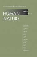 Cover: Human Nature: A Reader - Hackett Publishing Co, Inc