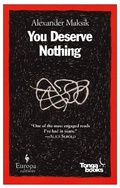 Cover: You Deserve Nothing - Europa Editions