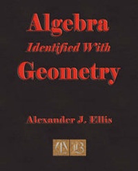 Abbildung von: Algebra Identified with Geometry - Merchant Books
