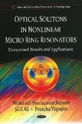 Cover: Optical Solitons in Non-linear Micro Ring Resonators - Nova Science Publishers Inc