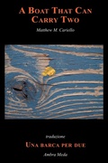 Cover: A Boat That Can Carry Two - Bordighera Press