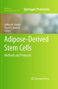 Cover: Adipose-Derived Stem Cells - Humana Press Inc.