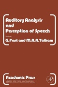 Cover: Auditory Analysis and Perception of Speech - Academic Press