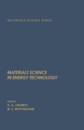 Cover: Materials Science in Energy Technology - Academic Press