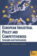 Cover: European Industrial Policy and Competitiveness - Palgrave Macmillan