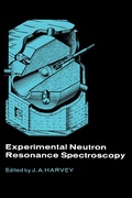 Cover: Experimental neutron resonance spectroscopy - Academic Press