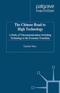 Cover: The Chinese Road to High Technology - Palgrave Macmillan