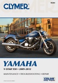 Cover: Yamaha V-Star 950 Motorcycle (2009-2012) Service Repair Manual - Clymer Publications