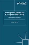 Cover: The Regional Dimension in European Public Policy - Palgrave Macmillan