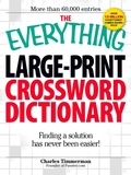 Cover: The Everything Large-Print Crossword Dictionary - Everything