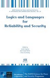 Enlarge image Cover: Logics and Languages for Reliability and Security - IOS Press,US