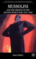 Cover: Mussolini and the Origins of the Second World War, 1933-1940 - Red Globe Press