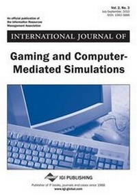 Enlarge image Cover: International Journal of Gaming and Computer-Mediated Simulations - IGI Publishing