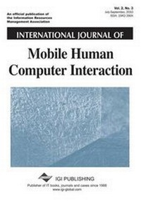 Enlarge image Cover: International Journal of Mobile Human Computer Interaction - IGI Publishing