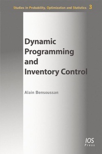 Enlarge image Cover: Dynamic Programming and Inventory Control - IOS Press,US
