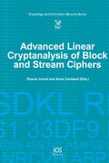 Cover: Advanced Linear Cryptanalysis of Block and Stream Ciphers - IOS Press,US