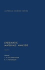 Cover: Systematic Materials Analysis - Academic Press