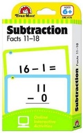 Cover: Flashcards: Subtraction Facts 11-18 - Evan Moor Educational Publishers