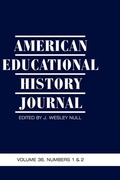 Cover: American Educational History Journal - Information Age Publishing