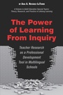 Cover: The Power of Learning from Inquiry - Information Age Publishing