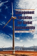 Cover: Management Education for Global Sustainability - Information Age Publishing