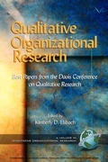 Cover: Qualitative Organizational Research Volume 1 - Information Age Publishing