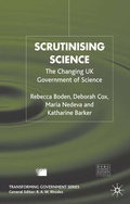Cover: Scrutinising Science - Palgrave Macmillan