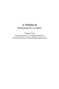 Cover: Organizations as Complex Systems - Information Age Publishing