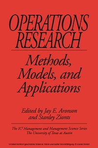 Enlarge image Cover: Operations Research - Information Age Publishing