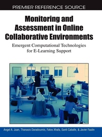 Enlarge image Cover: Monitoring and Assessment in Online Collaborative Environments - Information Science Reference