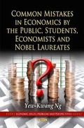 Cover: Common Mistakes in Economics by the Public, Students, Economists & Nobel Laureates - Nova Science Publishers Inc