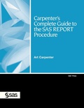 Bild: Carpenter's Complete Guide to the SAS REPORT Procedure - SAS Publishing