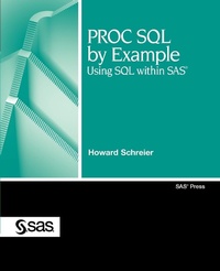 Abbildung von: PROC SQL by Example - SAS Publishing