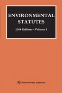 Abbildung von: Environmental Statutes - Government Institutes