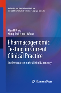 Abbildung von: Pharmacogenomic Testing in Current Clinical Practice - Humana Press Inc.